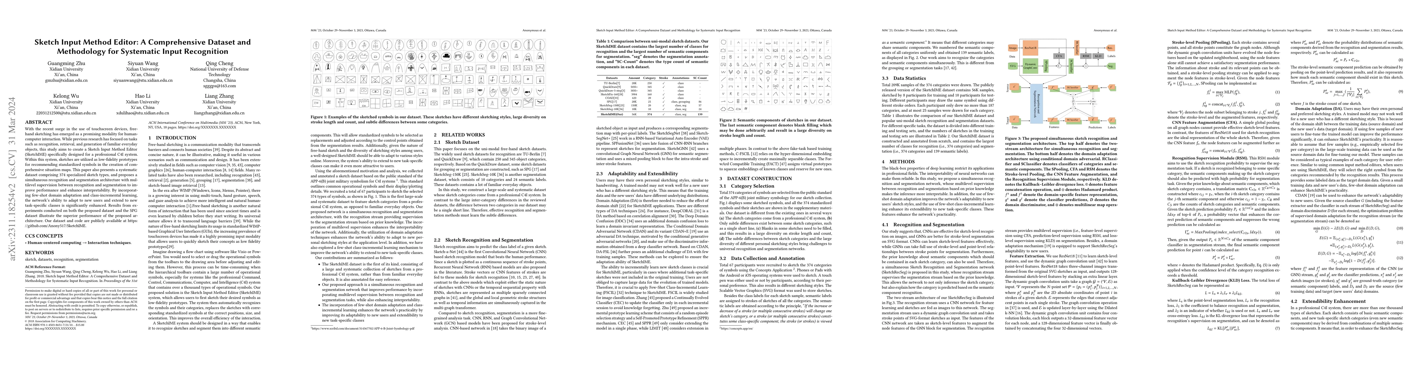 Thumbnail for Sketch Input Method Editor: A Comprehensive Dataset and Methodology for
  Systematic Input Recognition