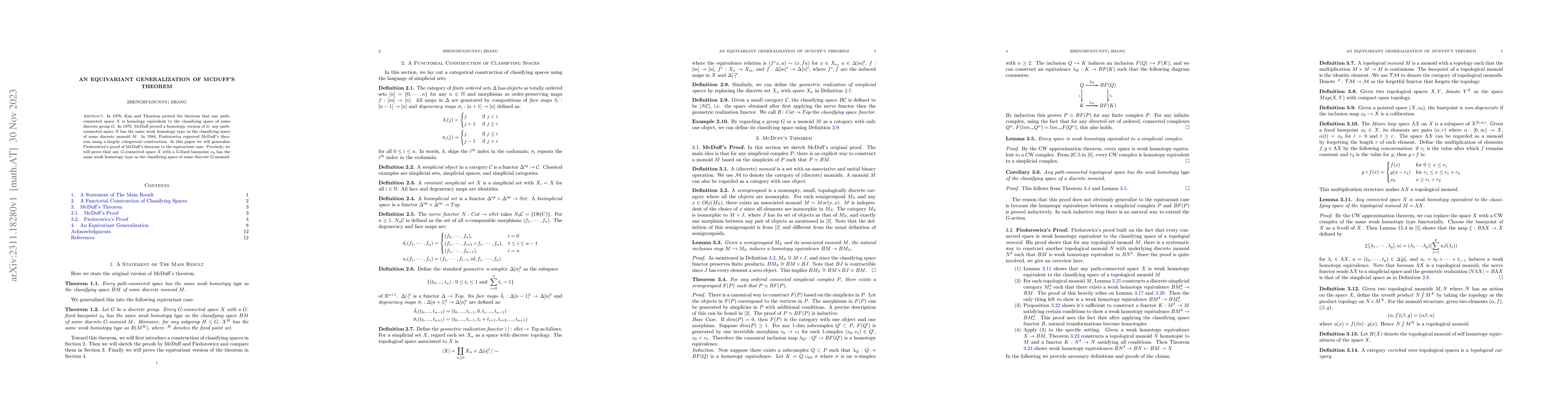 Thumbnail for An Equivariant Generalization of McDuff's Theorem