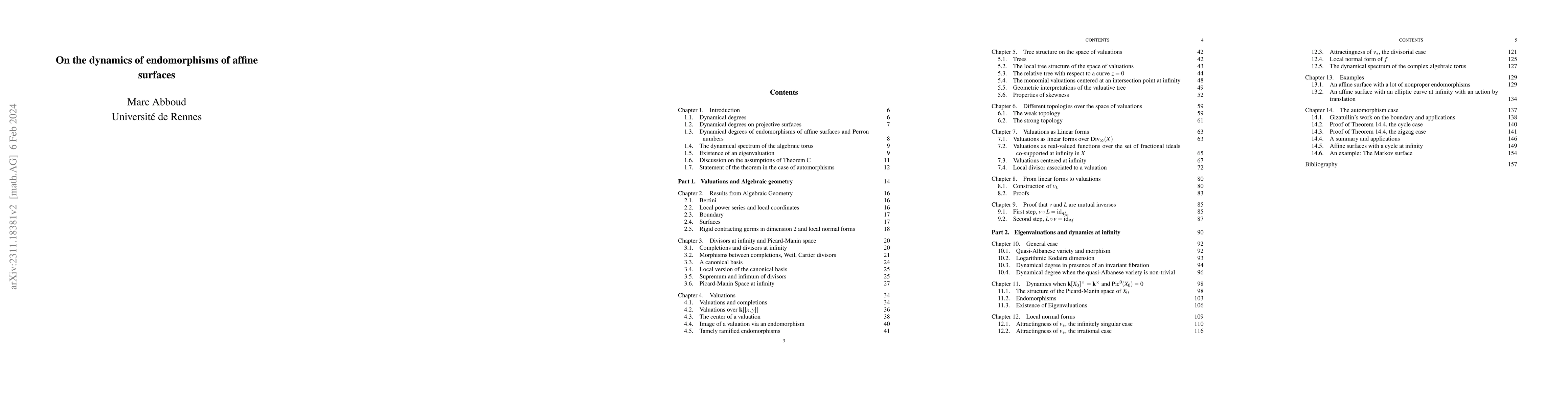 Thumbnail for On the dynamics of endomorphisms of affine surfaces