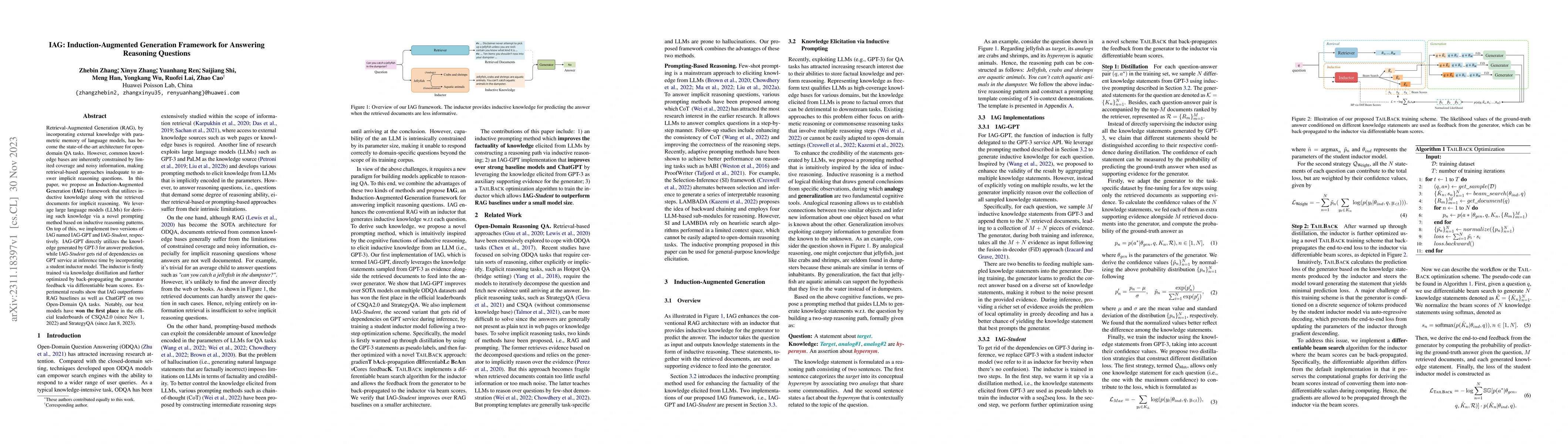 Thumbnail for IAG: Induction-Augmented Generation Framework for Answering Reasoning
  Questions