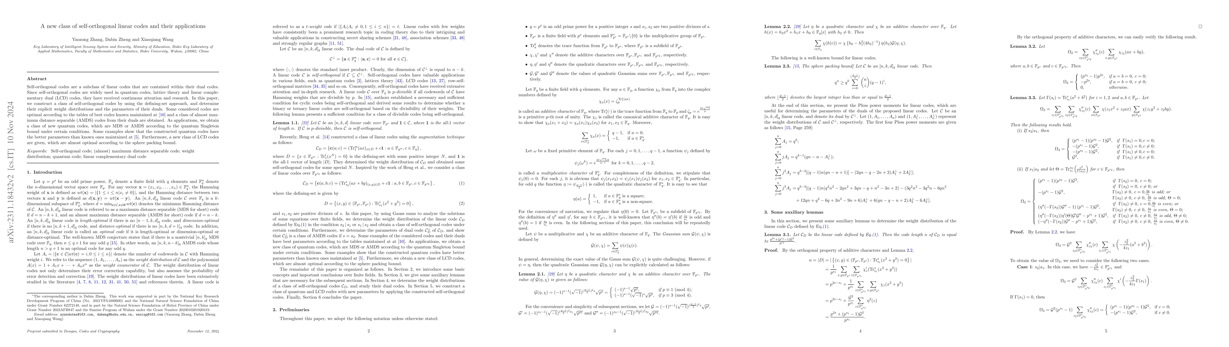 Thumbnail for Three classes of new optimal cyclic $(r,\delta)$ locally recoverable
  codes
