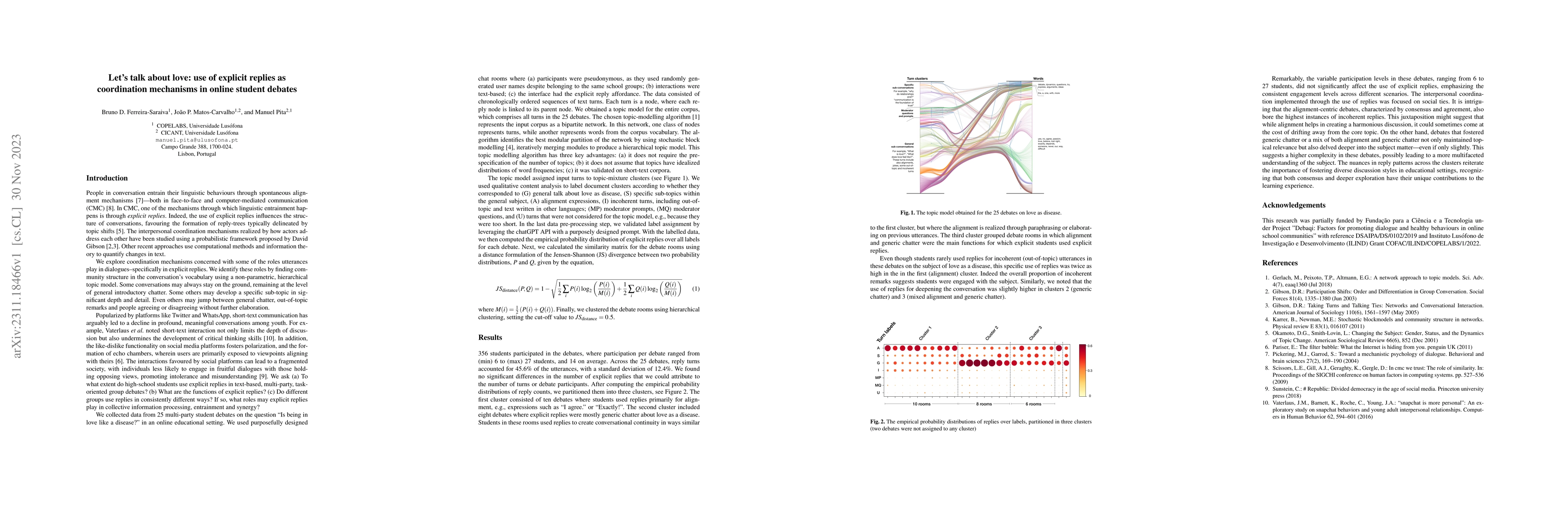 Thumbnail for Use of explicit replies as coordination mechanisms in online student
  debate