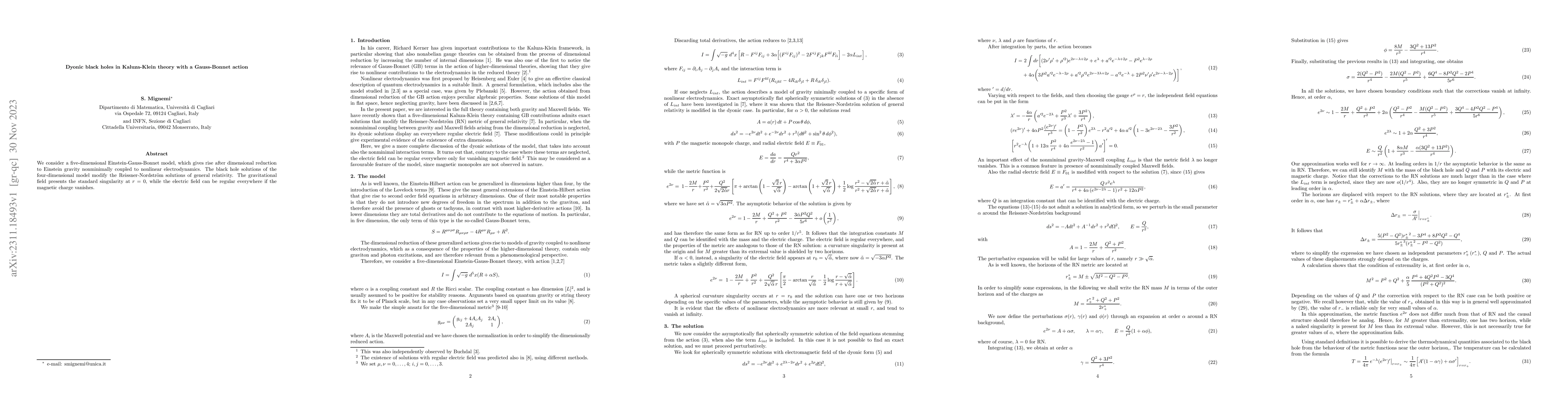 Thumbnail for Dyonic black holes in Kaluza-Klein theory with a Gauss-Bonnet action