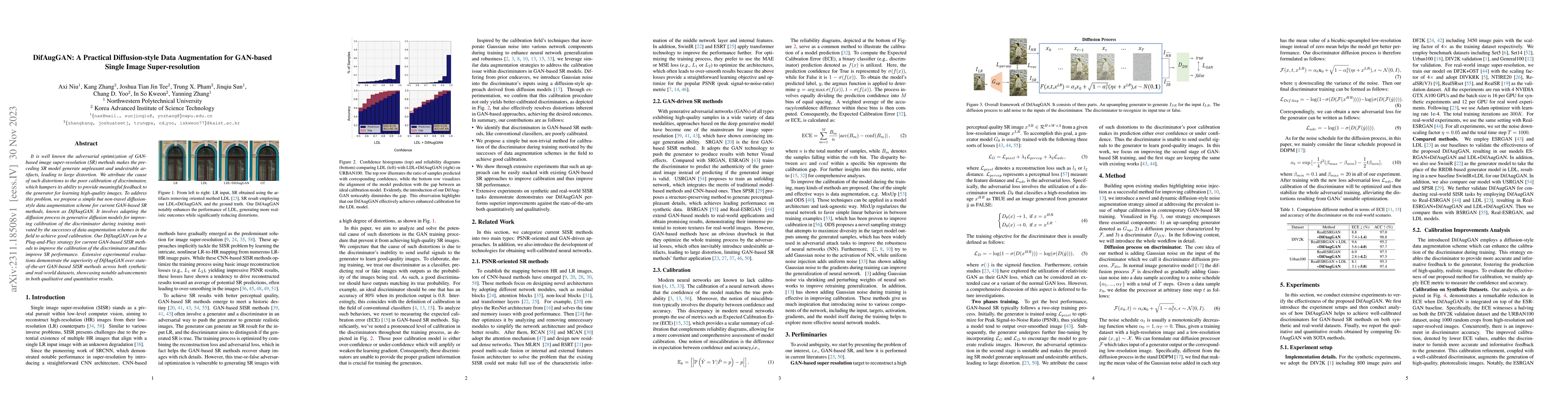 Thumbnail for DifAugGAN: A Practical Diffusion-style Data Augmentation for GAN-based
  Single Image Super-resolution
