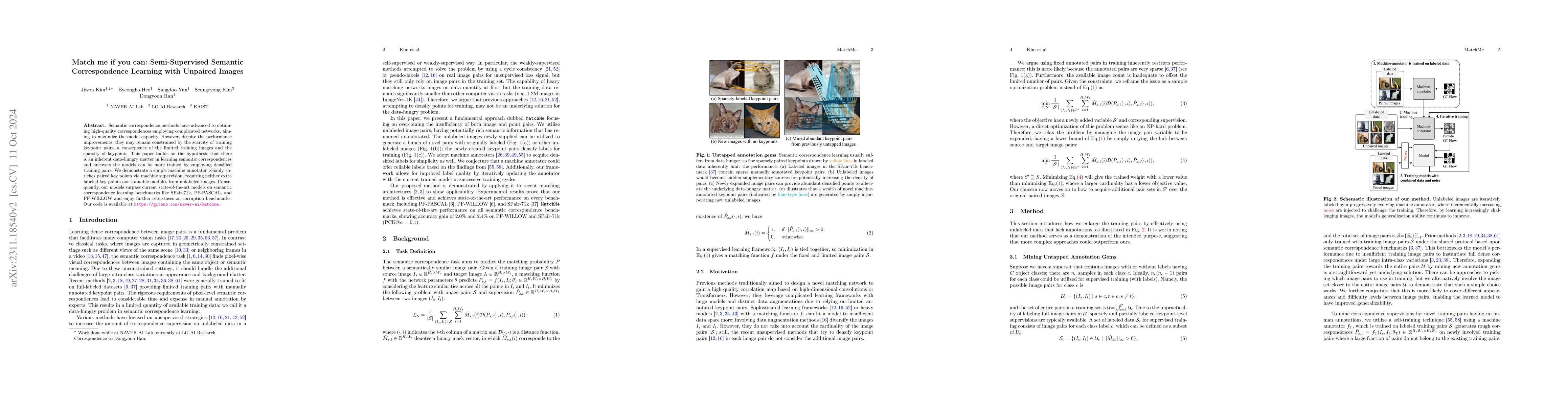 Thumbnail for Match me if you can: Semantic Correspondence Learning with Unpaired
  Images