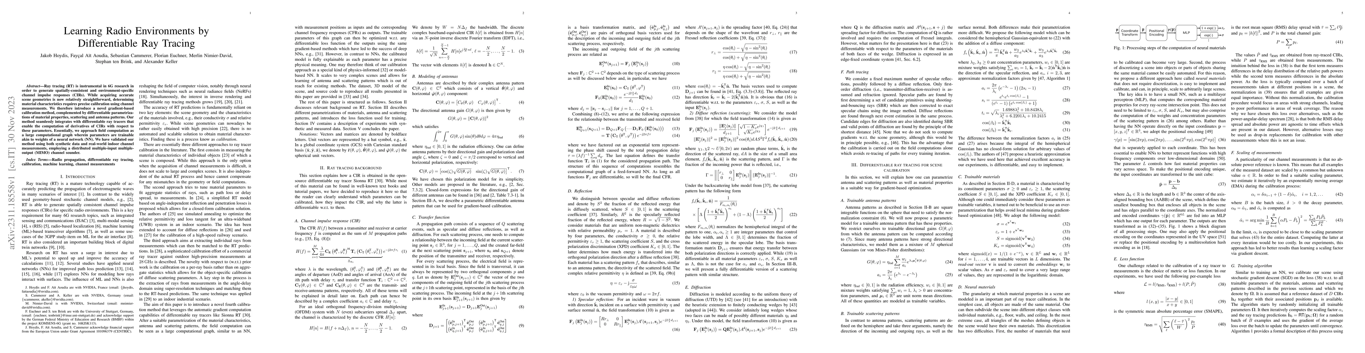 Thumbnail for Learning Radio Environments by Differentiable Ray Tracing