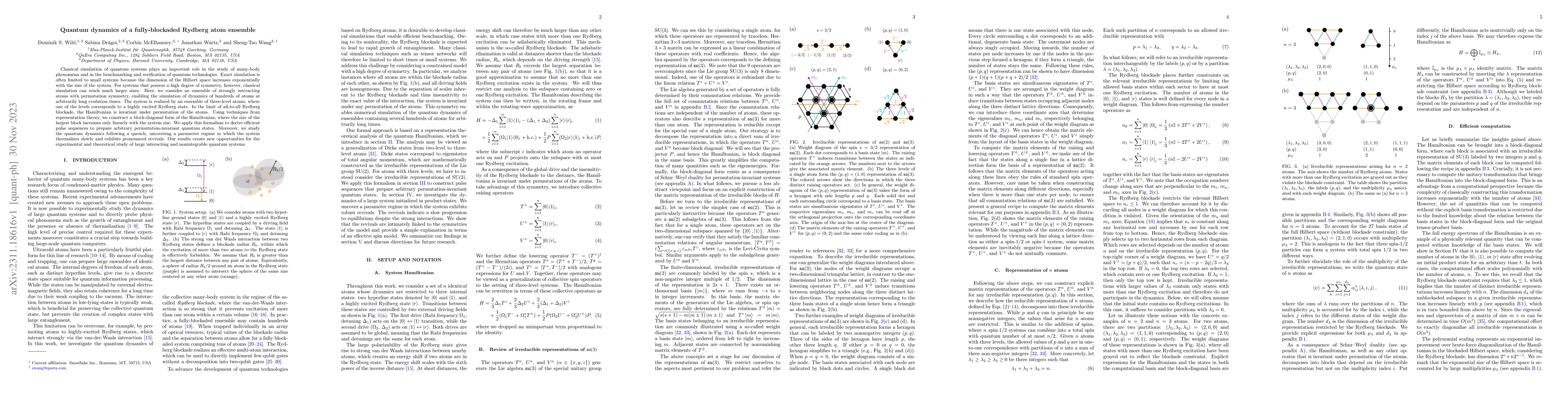 Thumbnail for Quantum dynamics of a fully-blockaded Rydberg atom ensemble