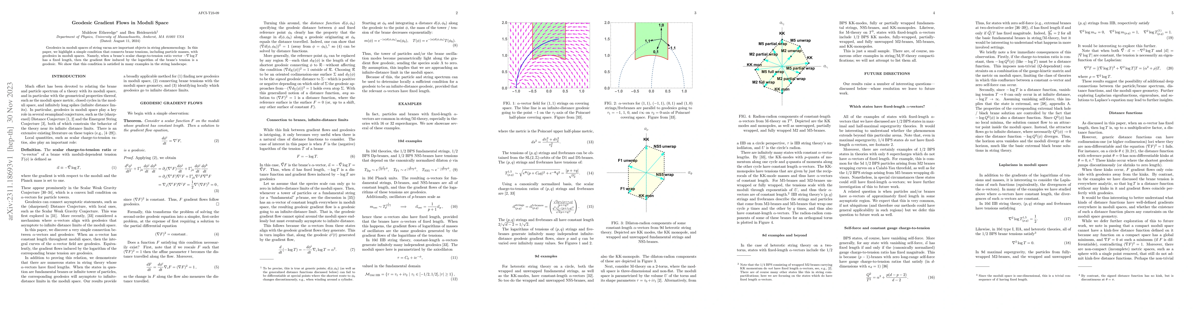 Thumbnail for Geodesic Gradient Flows in Moduli Space