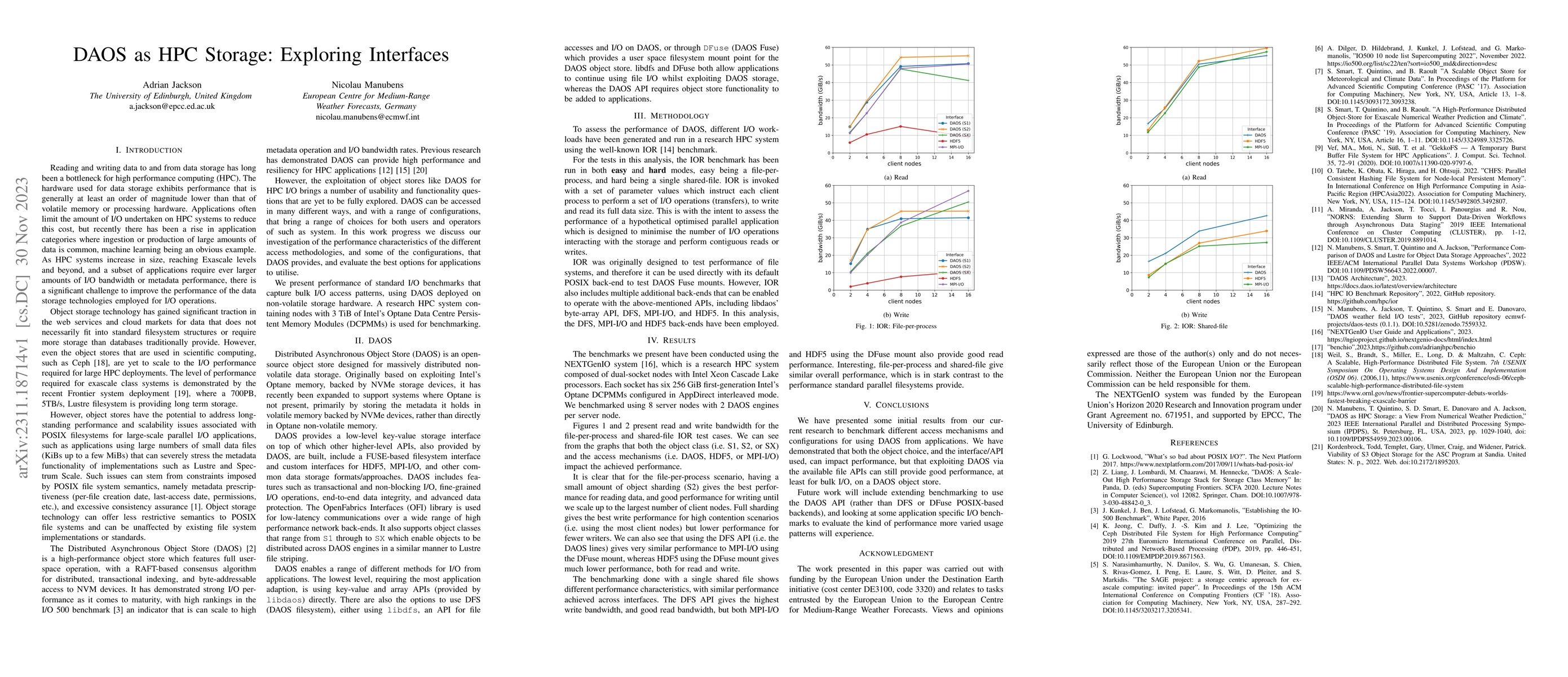 Thumbnail for DAOS as HPC Storage: Exploring Interfaces