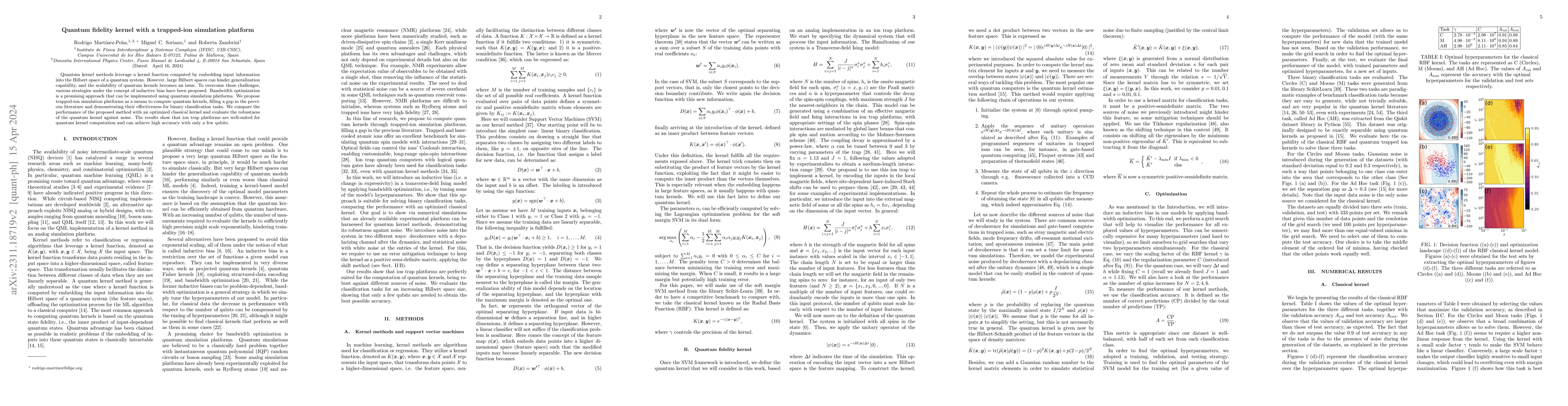 Thumbnail for Quantum fidelity kernel with a trapped-ion simulation platform