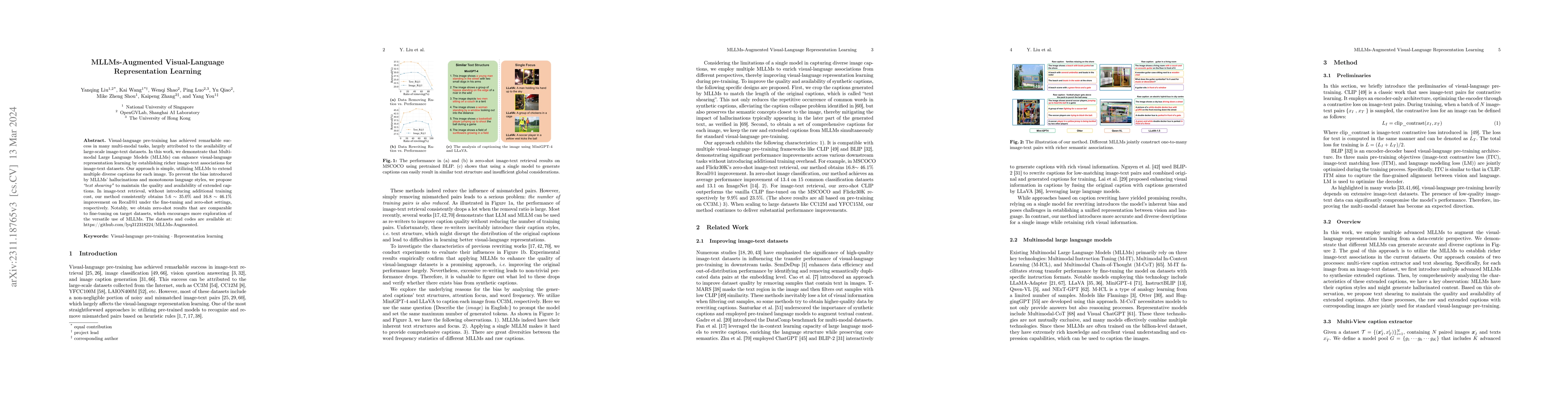 Thumbnail for MLLMs-Augmented Visual-Language Representation Learning