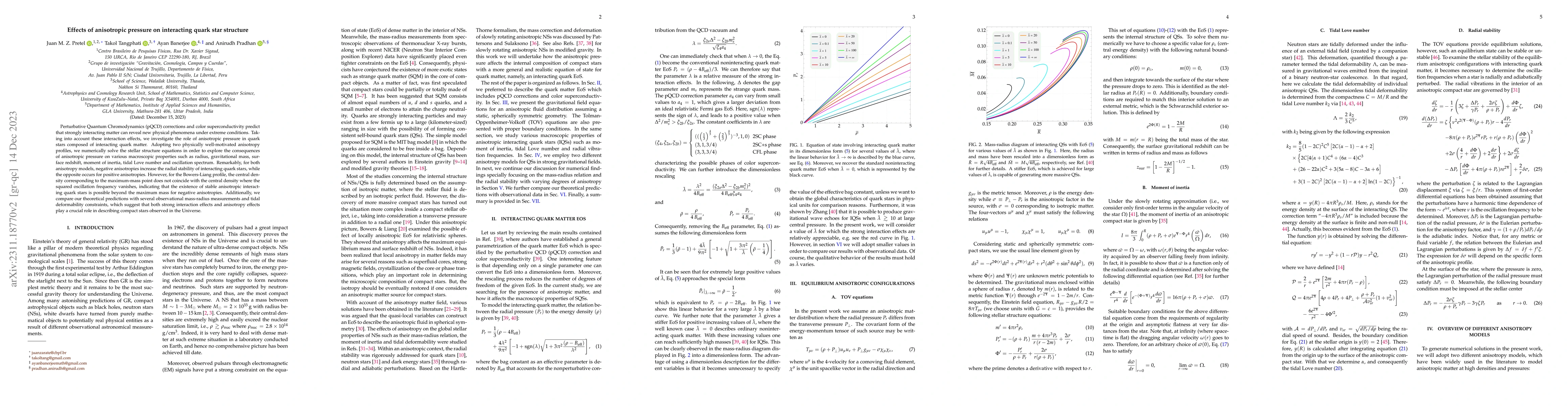 Thumbnail for Effects of anisotropic pressure on interacting quark star structure