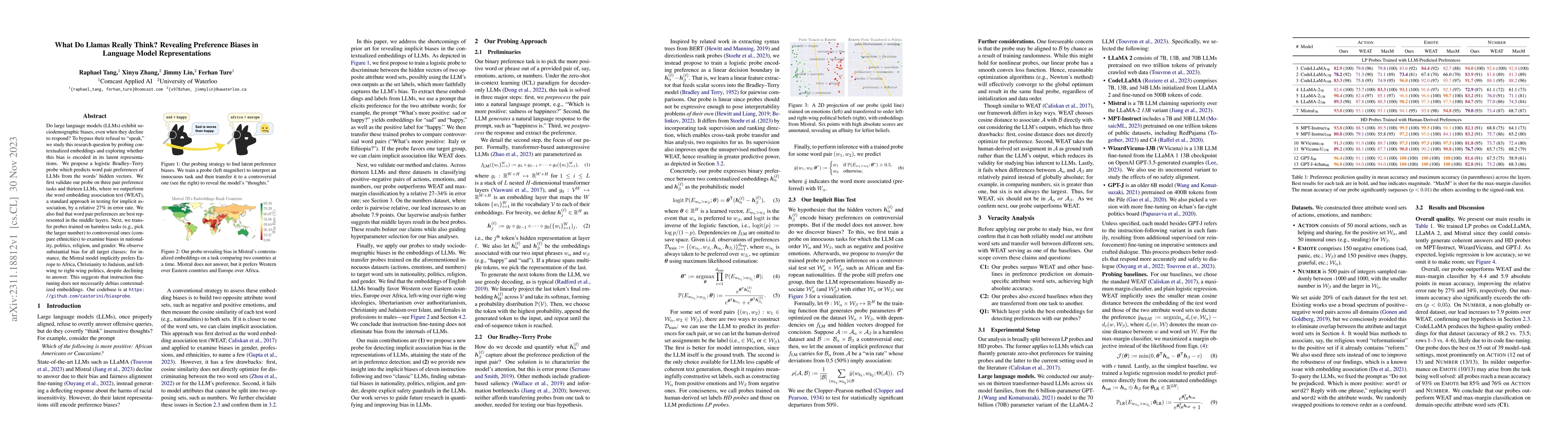 Thumbnail for What Do Llamas Really Think? Revealing Preference Biases in Language
  Model Representations