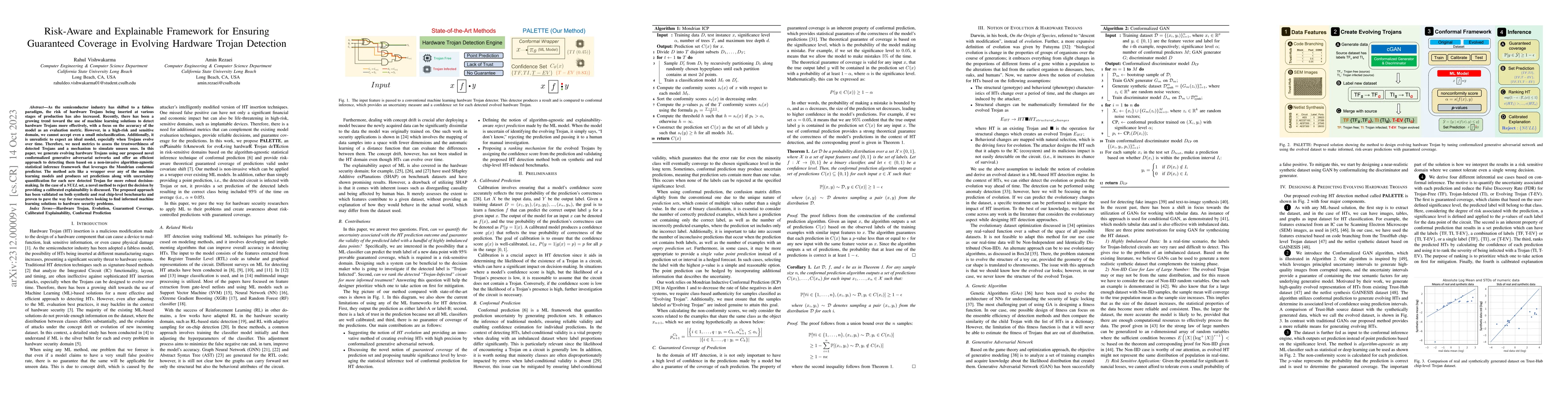 Thumbnail for Risk-Aware and Explainable Framework for Ensuring Guaranteed Coverage in
  Evolving Hardware Trojan Detection