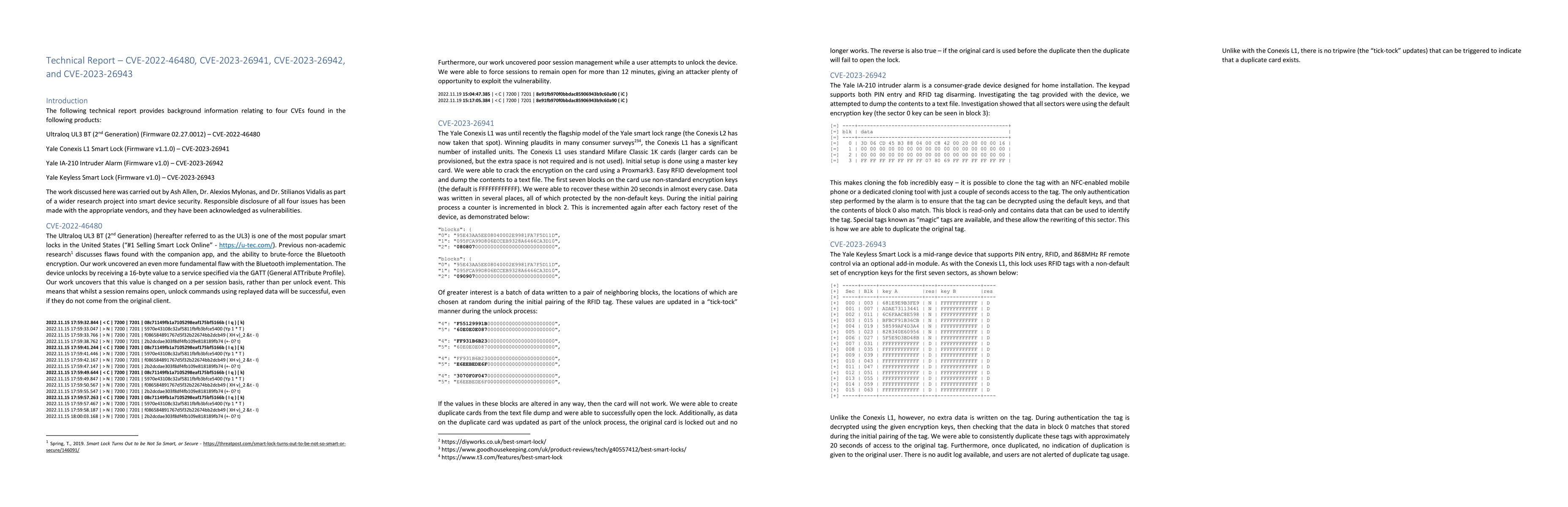 Thumbnail for Technical Report relating to CVE-2022-46480, CVE-2023-26941,
  CVE-2023-26942, and CVE-2023-26943