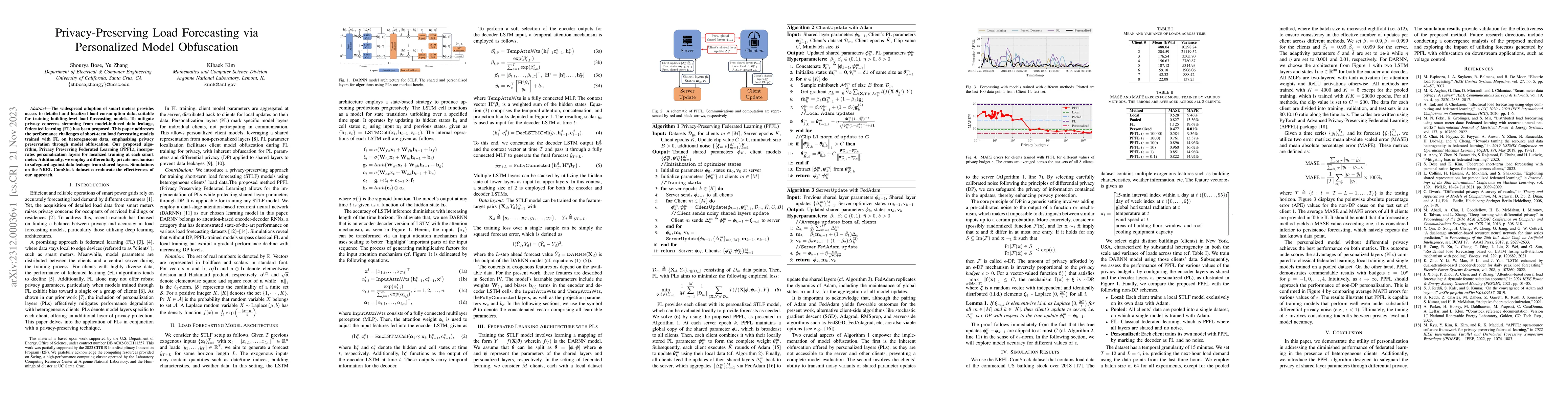 Thumbnail for Privacy-Preserving Load Forecasting via Personalized Model Obfuscation