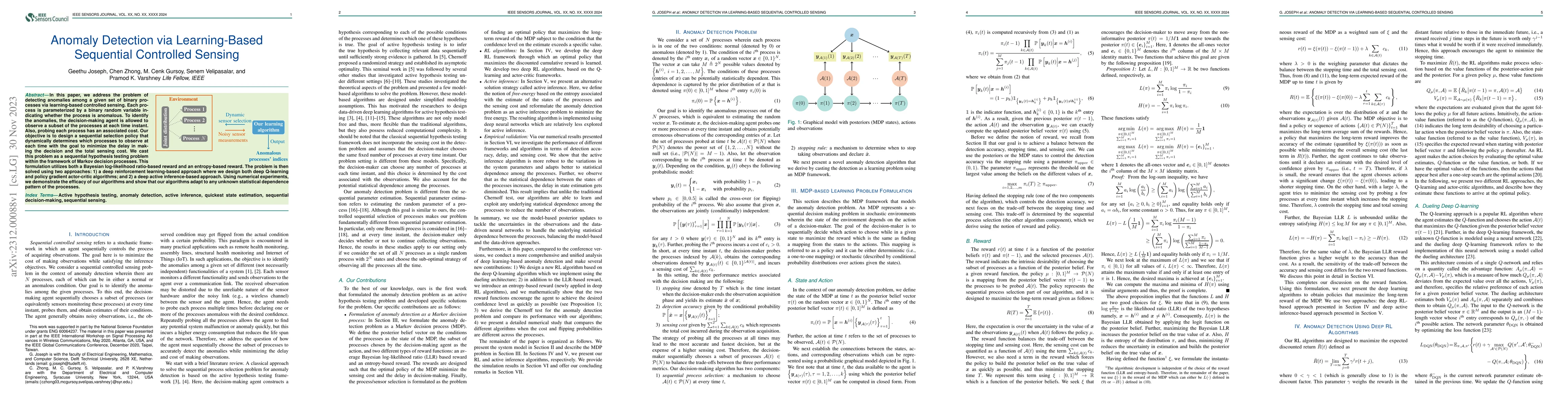 Thumbnail for Anomaly Detection via Learning-Based Sequential Controlled Sensing