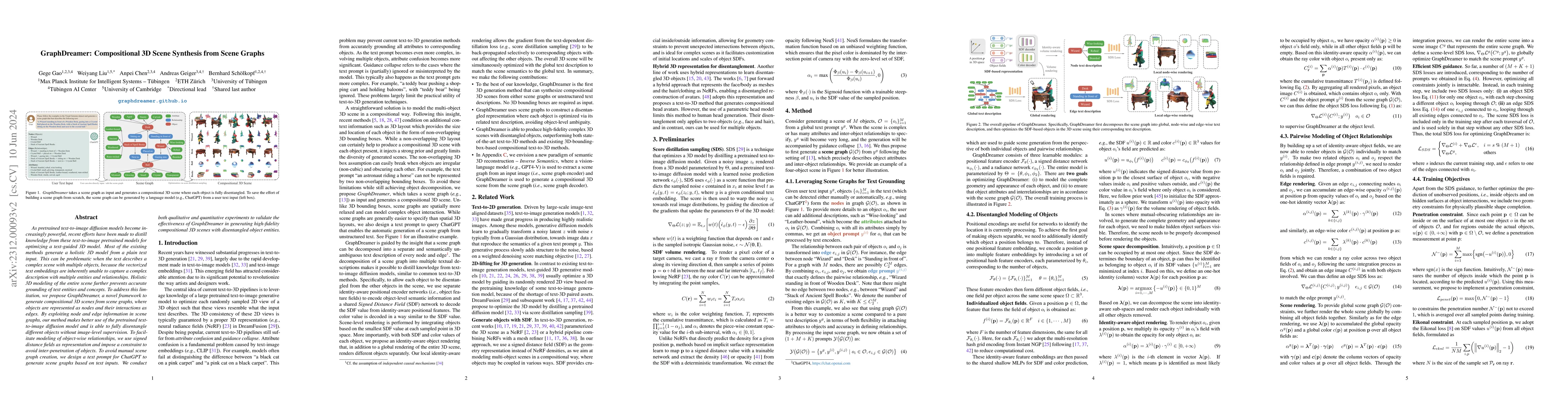 Thumbnail for GraphDreamer: Compositional 3D Scene Synthesis from Scene Graphs