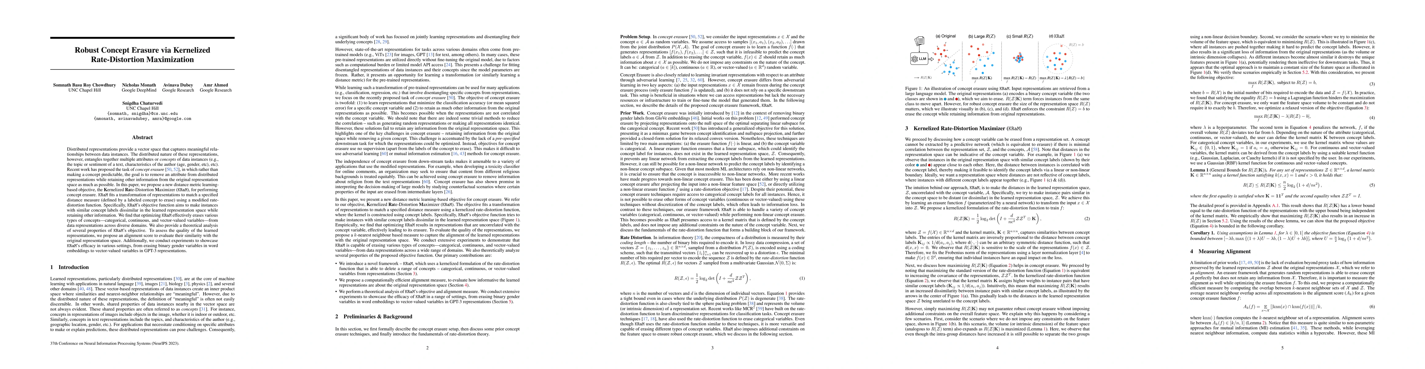 Thumbnail for Robust Concept Erasure via Kernelized Rate-Distortion Maximization