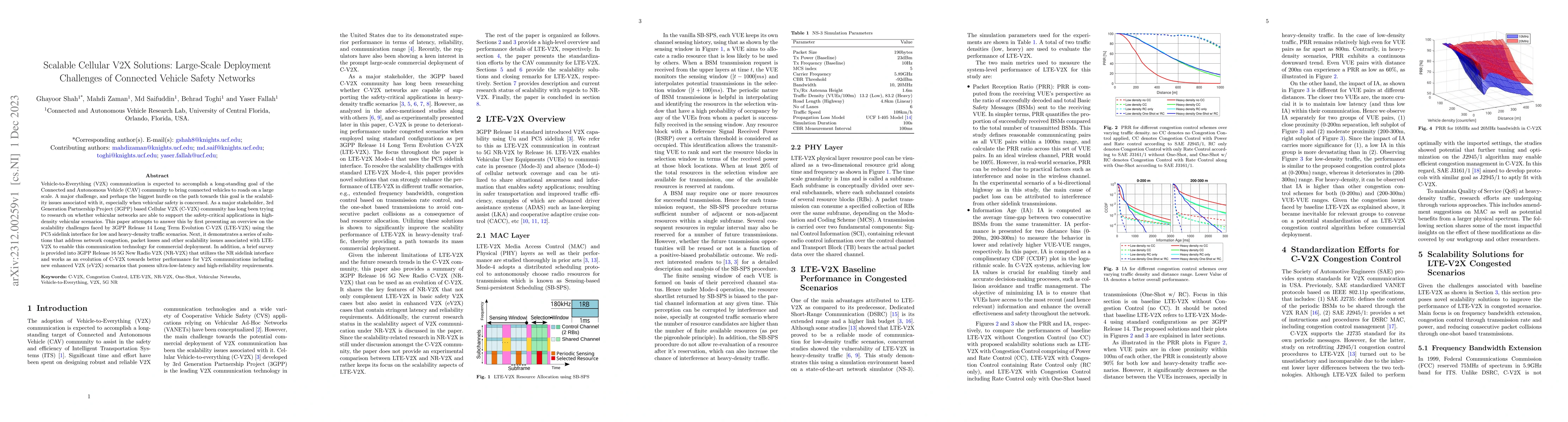 Thumbnail for Scalable Cellular V2X Solutions: Large-Scale Deployment Challenges of
  Connected Vehicle Safety Networks