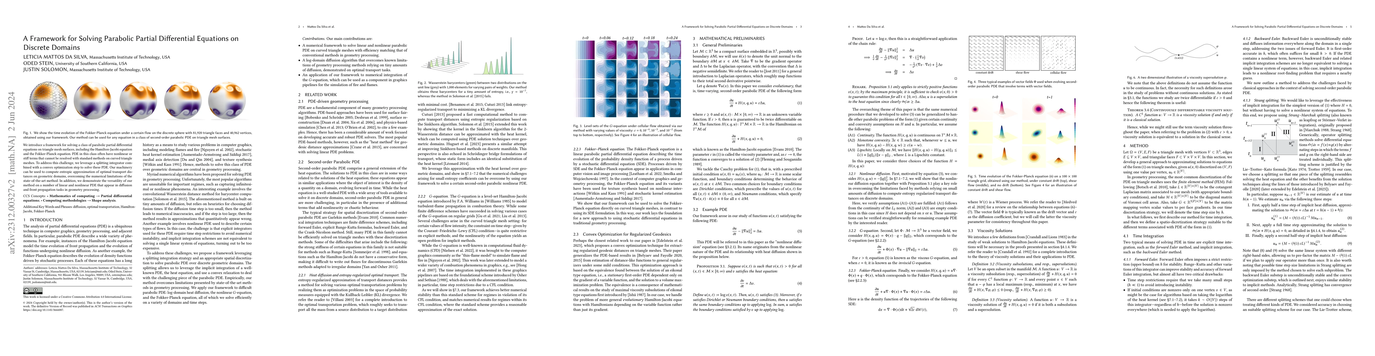 Thumbnail for A Framework for Solving Parabolic Partial Differential Equations on
  Discrete Domains