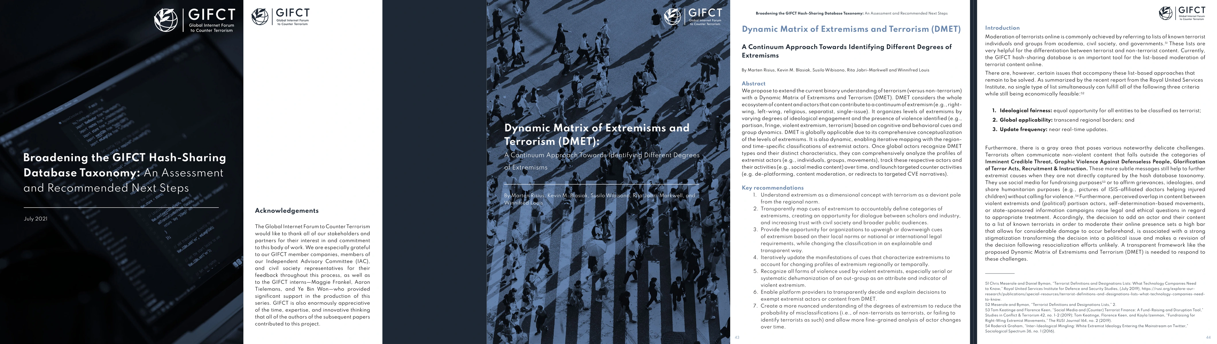 Thumbnail for Dynamic Matrix of Extremisms and Terrorism (DMET): A Continuum Approach
  Towards Identifying Different Degrees of Extremisms