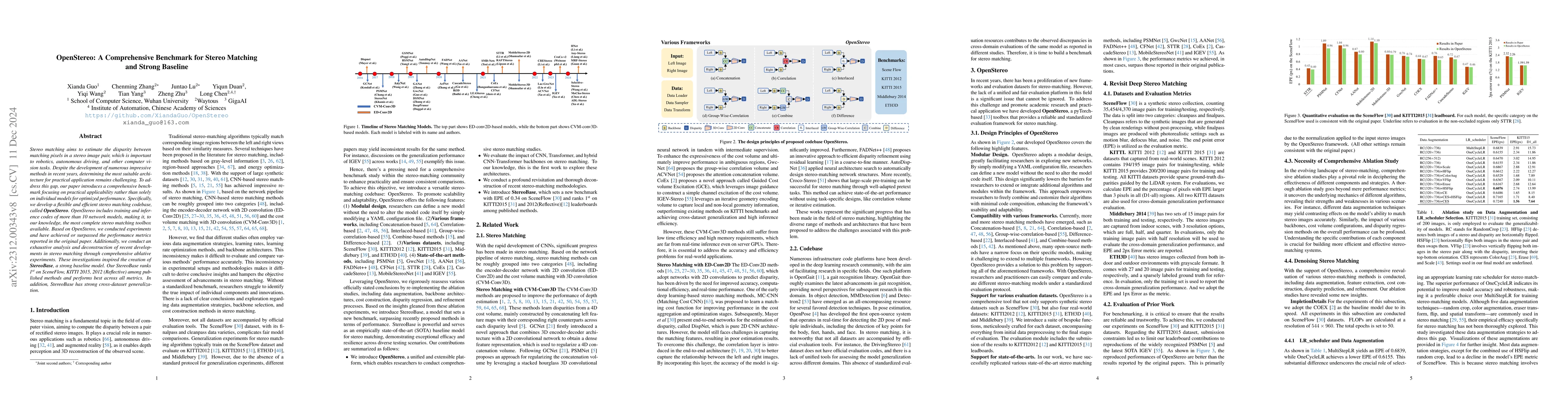 Thumbnail for OpenStereo: A Comprehensive Benchmark for Stereo Matching and Strong
  Baseline