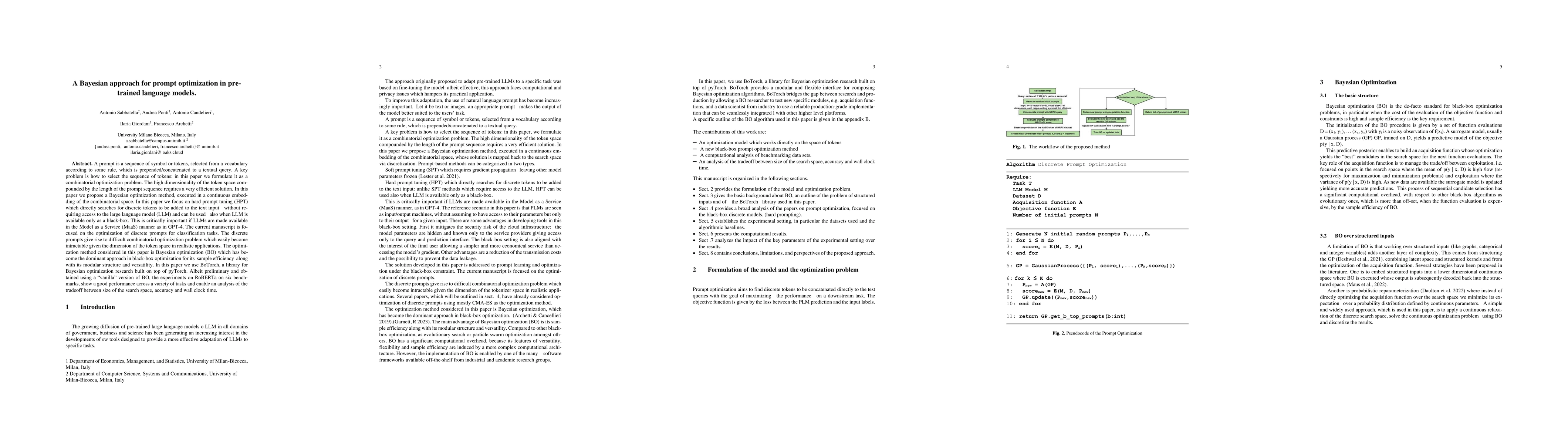 Thumbnail for A Bayesian approach for prompt optimization in pre-trained language
  models