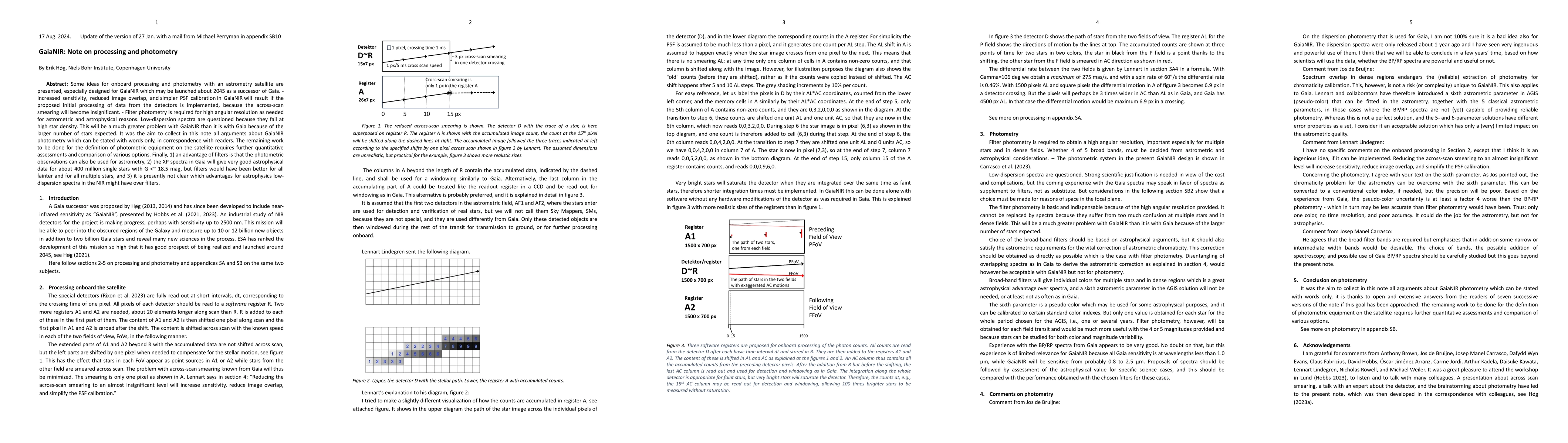 Thumbnail for GaiaNIR: Note on processing and photometry