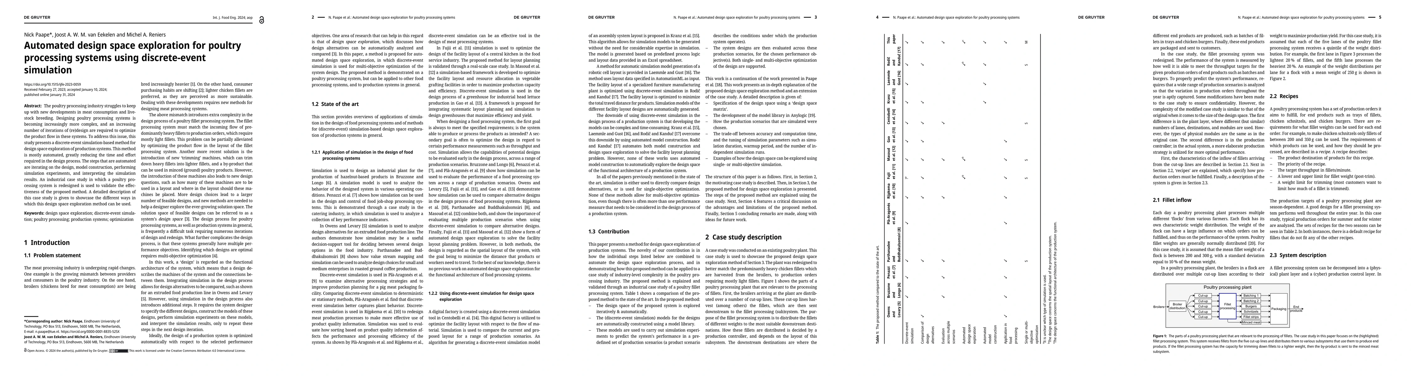 Thumbnail for Automated design space exploration for poultry processing systems using
  discrete-event simulation