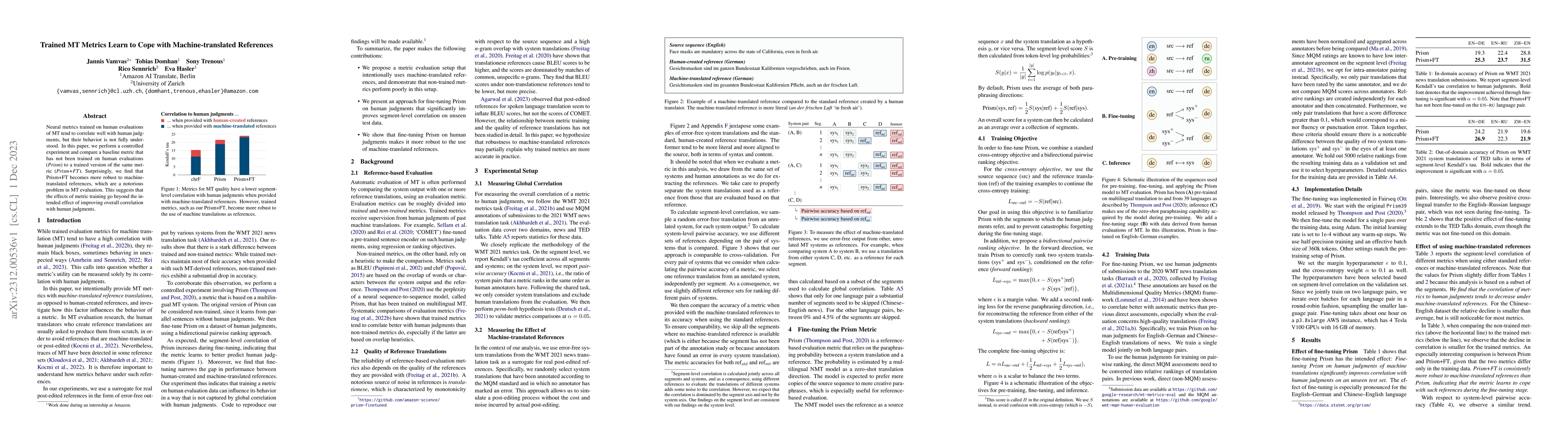 Thumbnail for Trained MT Metrics Learn to Cope with Machine-translated References