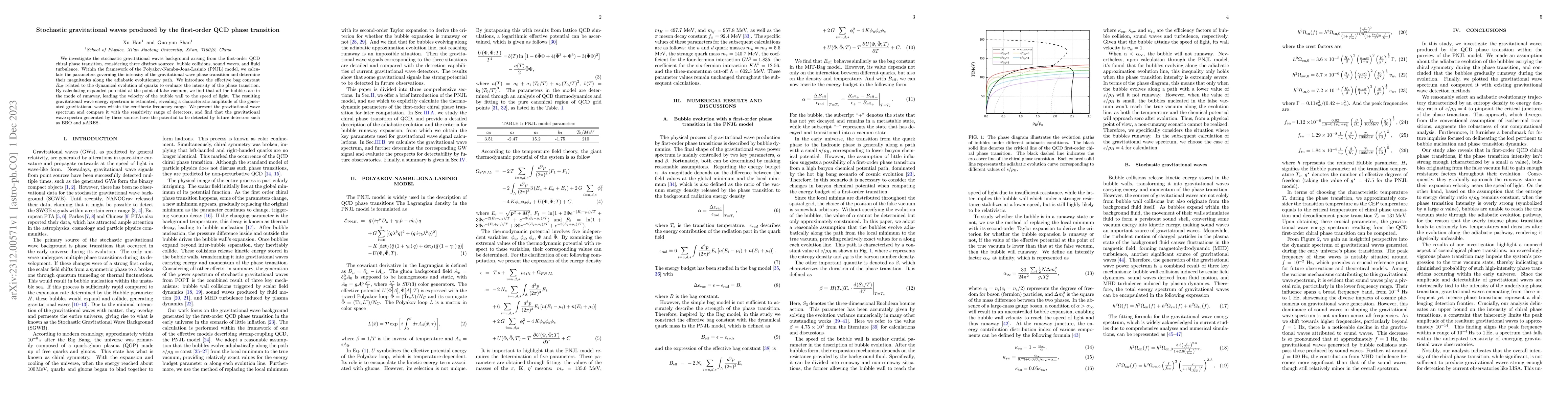 Thumbnail for Stochastic gravitational waves produced by the first-order QCD phase
  transition