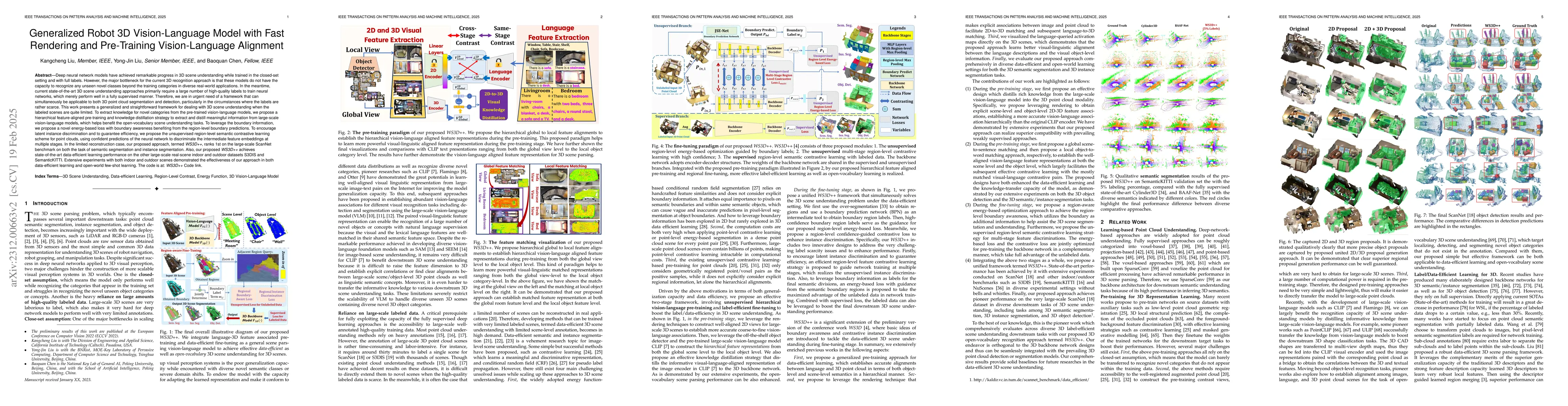 Thumbnail for Generalized Label-Efficient 3D Scene Parsing via Hierarchical Feature
  Aligned Pre-Training and Region-Aware Fine-tuning