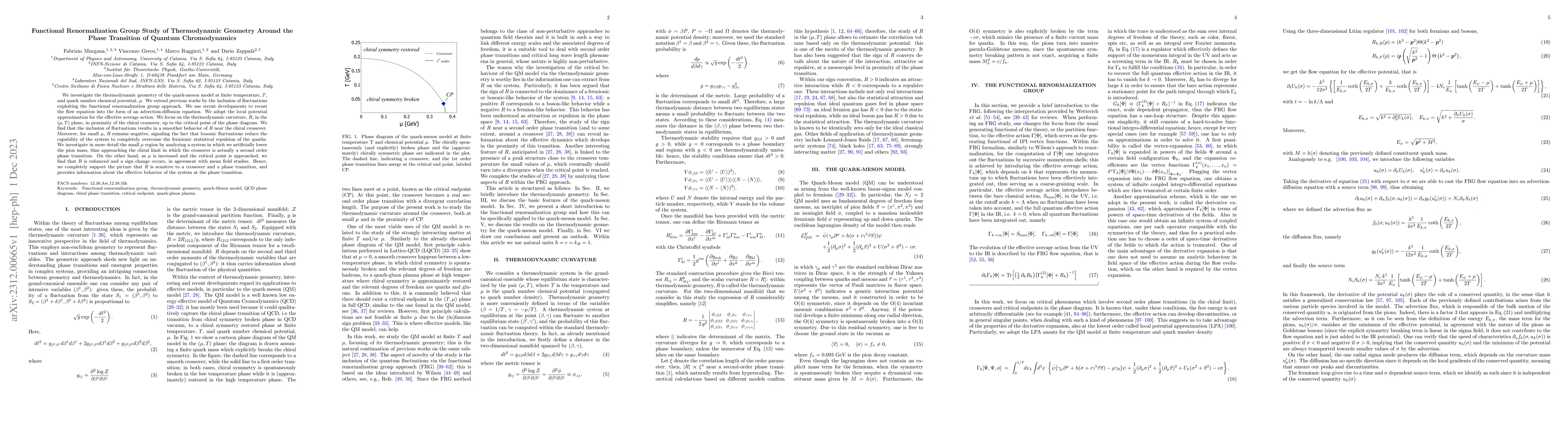 Thumbnail for Functional Renormalization Group Study of Thermodynamic Geometry Around
  the Phase Transition of Quantum Chromodynamic