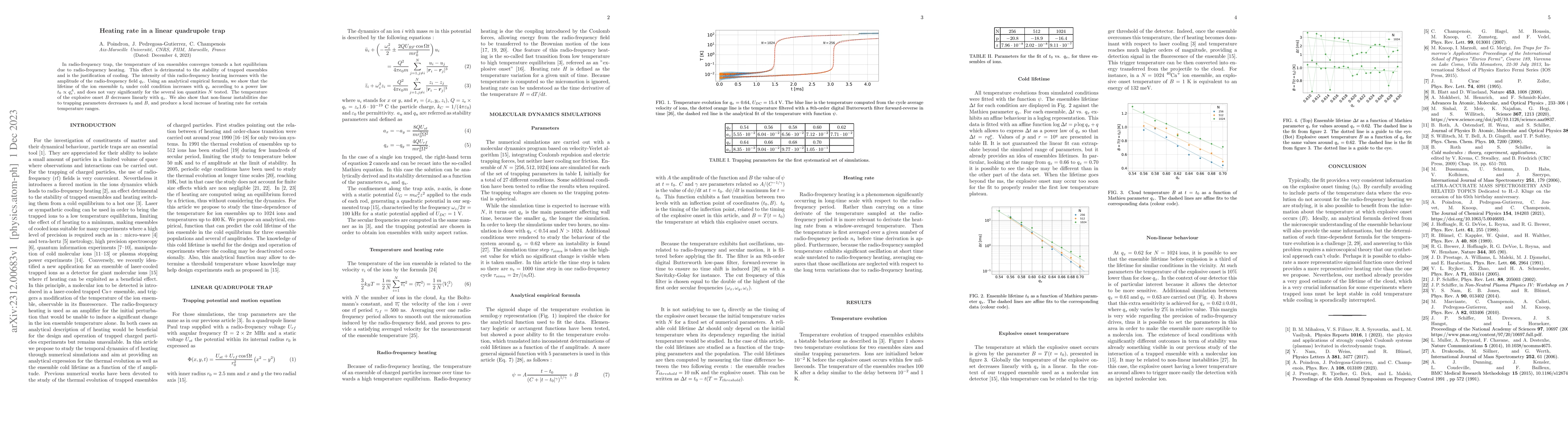 Thumbnail for Heating rate in a linear quadrupole trap