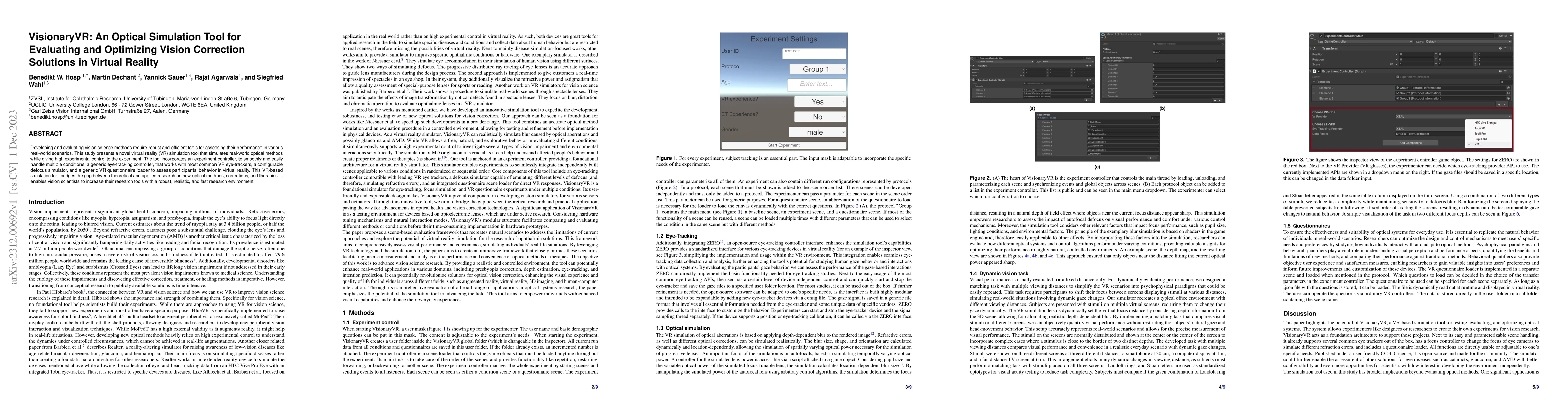 Thumbnail for VisionaryVR: An Optical Simulation Tool for Evaluating and Optimizing
  Vision Correction Solutions in Virtual Reality