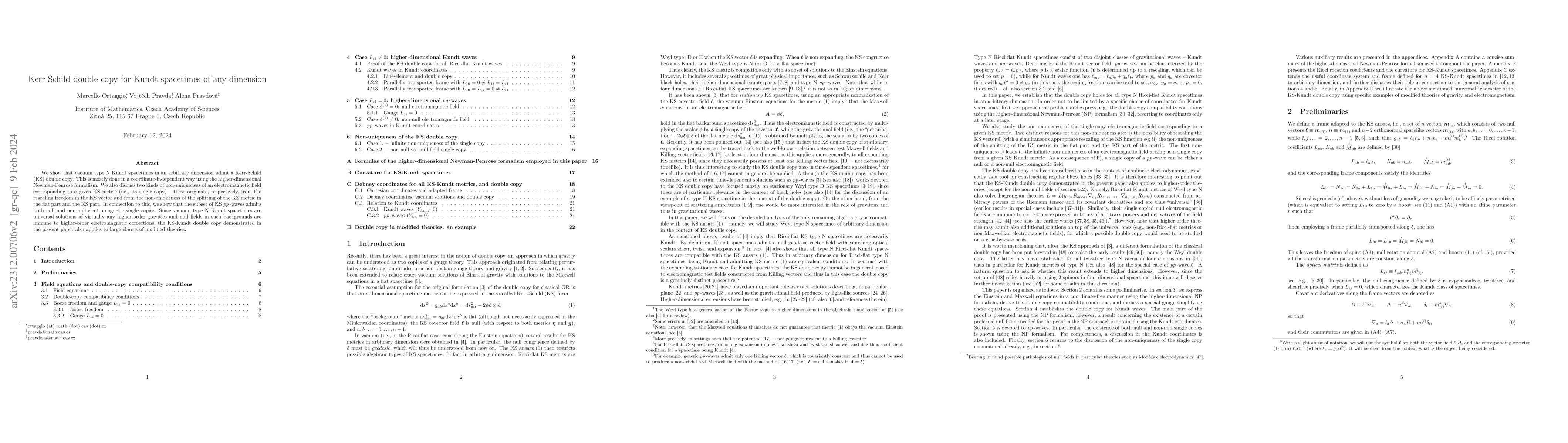 Thumbnail for Kerr-Schild double copy for Kundt spacetimes of any dimension