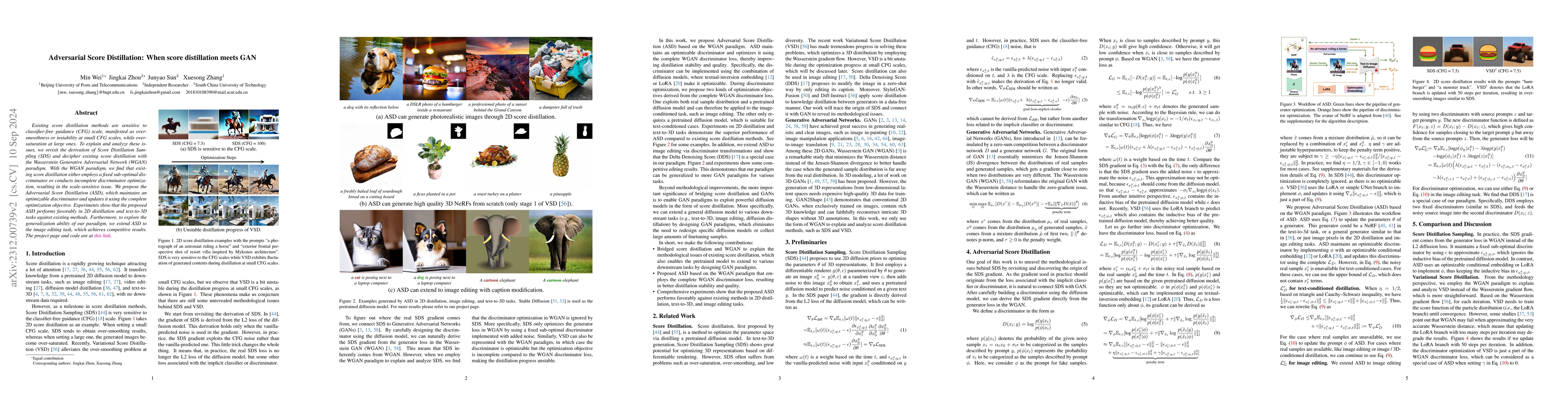 Thumbnail for Adversarial Score Distillation: When score distillation meets GAN