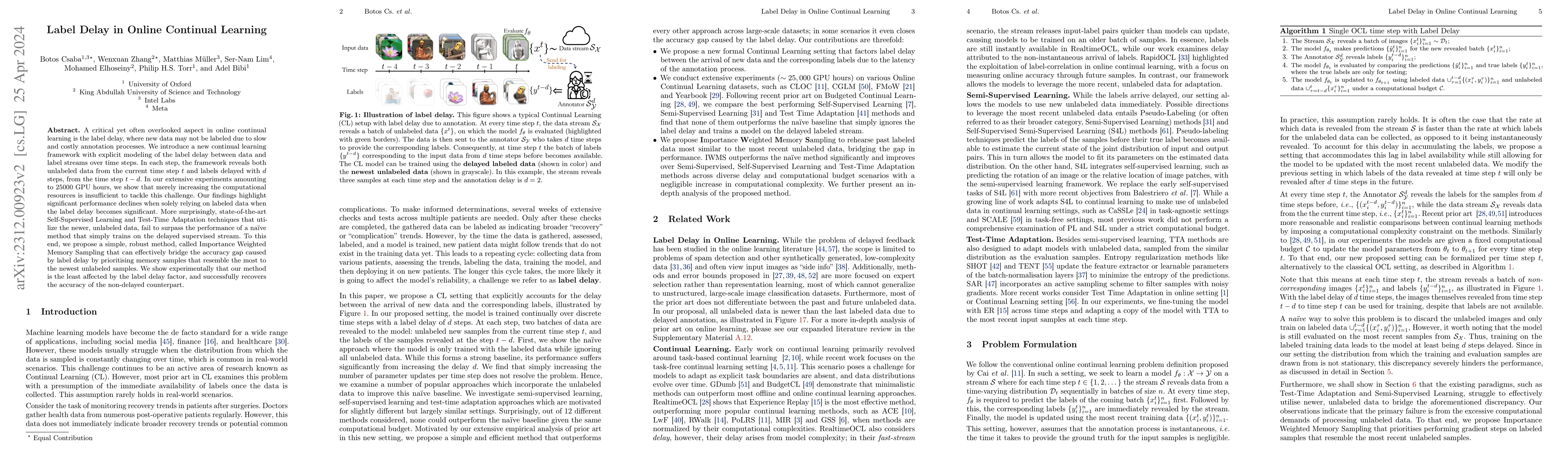 Thumbnail for Label Delay in Online Continual Learning