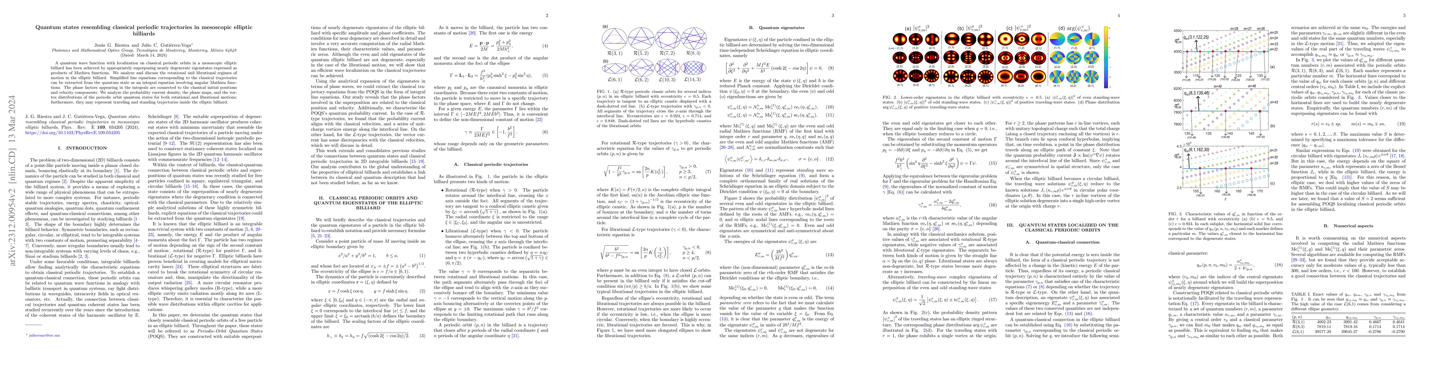 Thumbnail for Quantum states resembling classical periodic trajectories in mesoscopic
  elliptic billiards