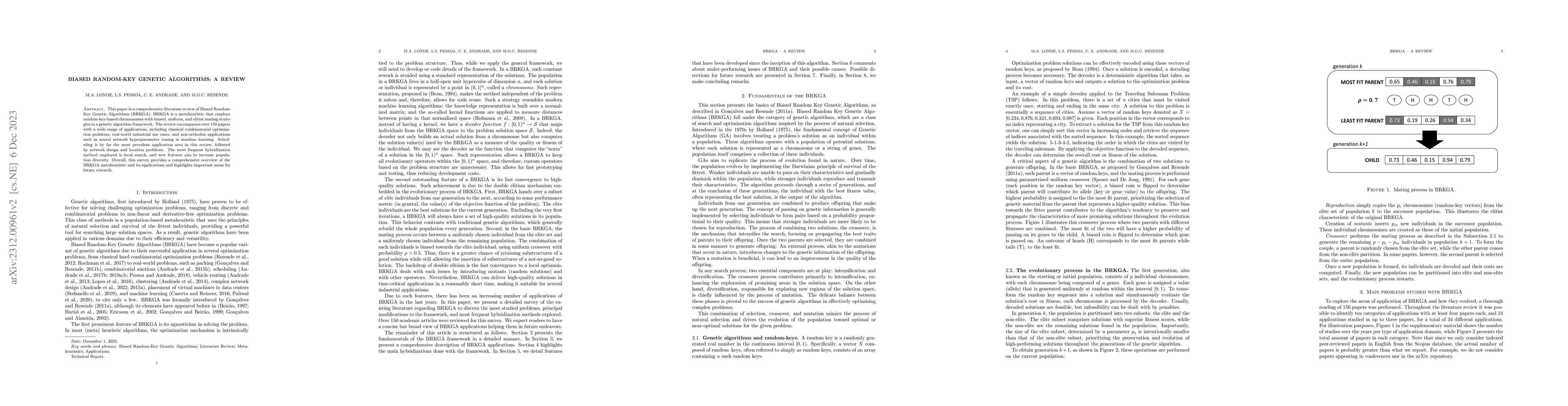 Thumbnail for Biased Random-Key Genetic Algorithms: A Review