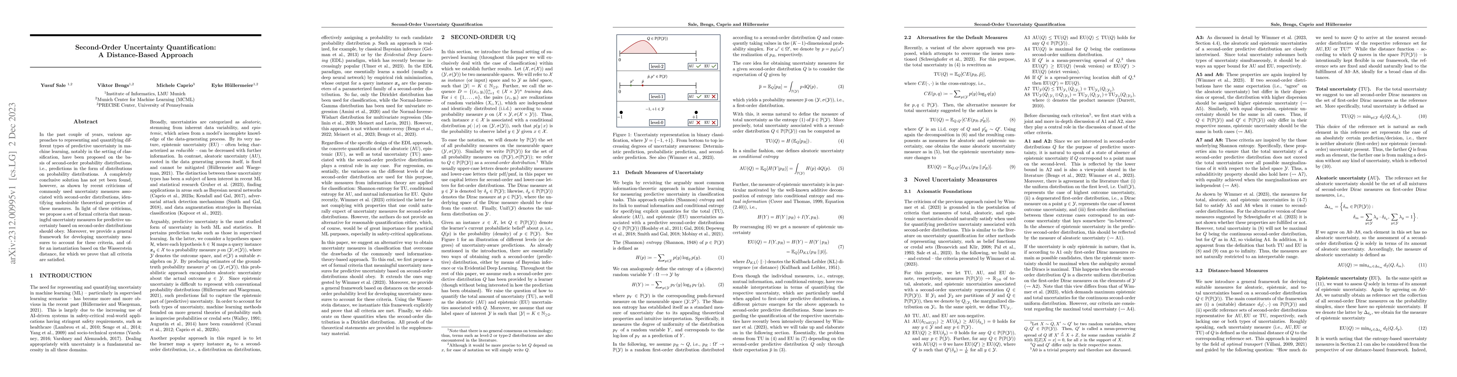 Thumbnail for Second-Order Uncertainty Quantification: A Distance-Based Approach
