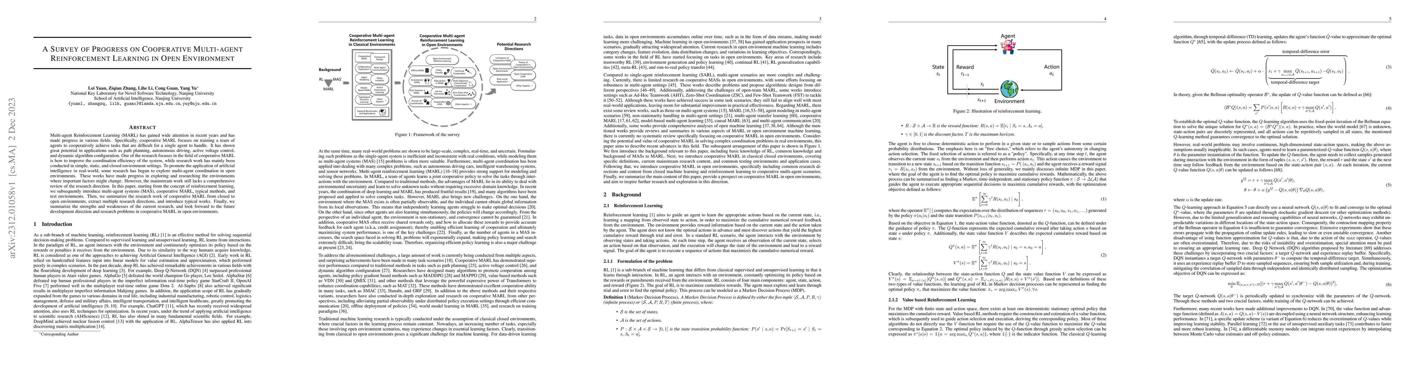 Thumbnail for A Survey of Progress on Cooperative Multi-agent Reinforcement Learning
  in Open Environment