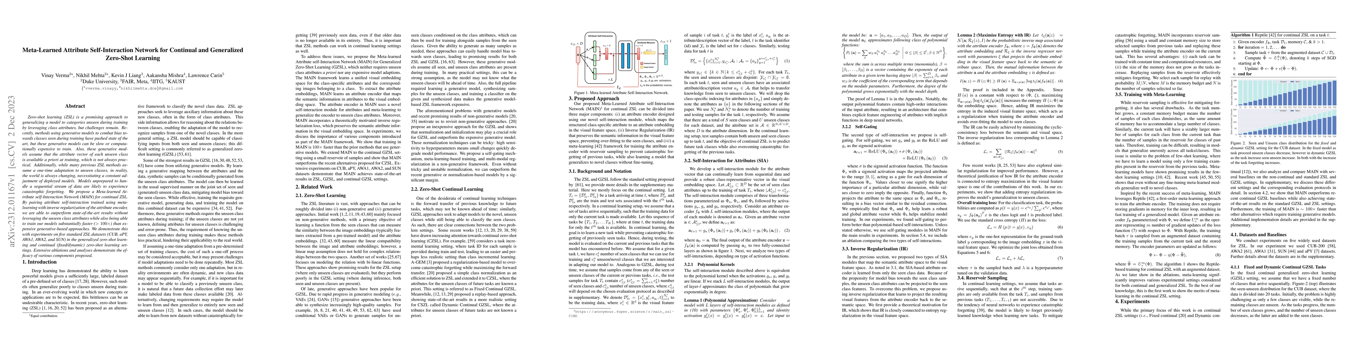 Thumbnail for Meta-Learned Attribute Self-Interaction Network for Continual and
  Generalized Zero-Shot Learning
