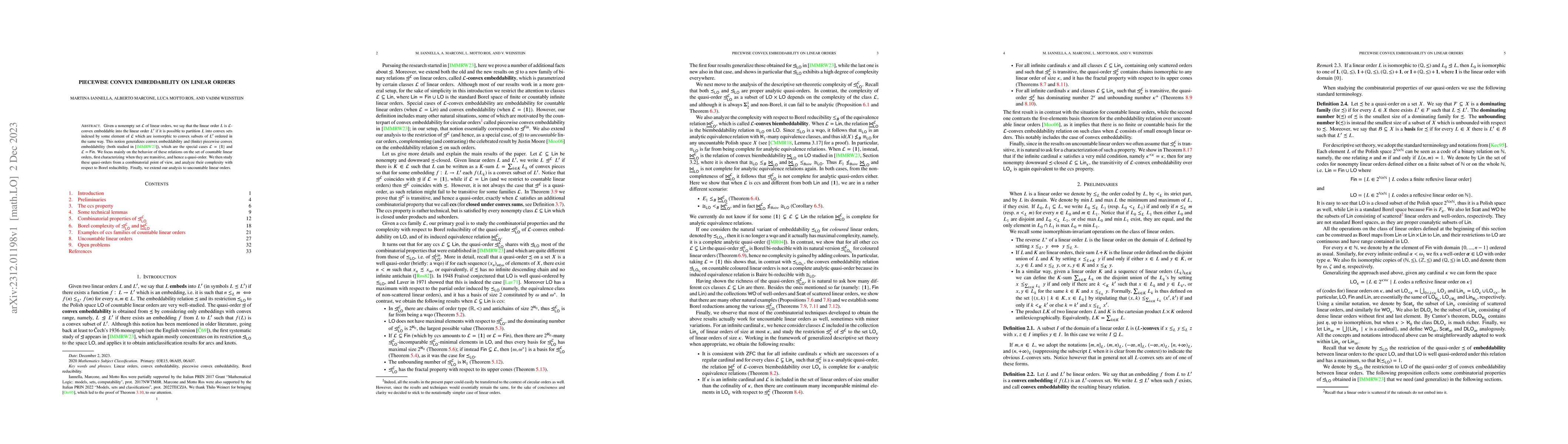 Thumbnail for Piecewise convex embeddability on linear orders