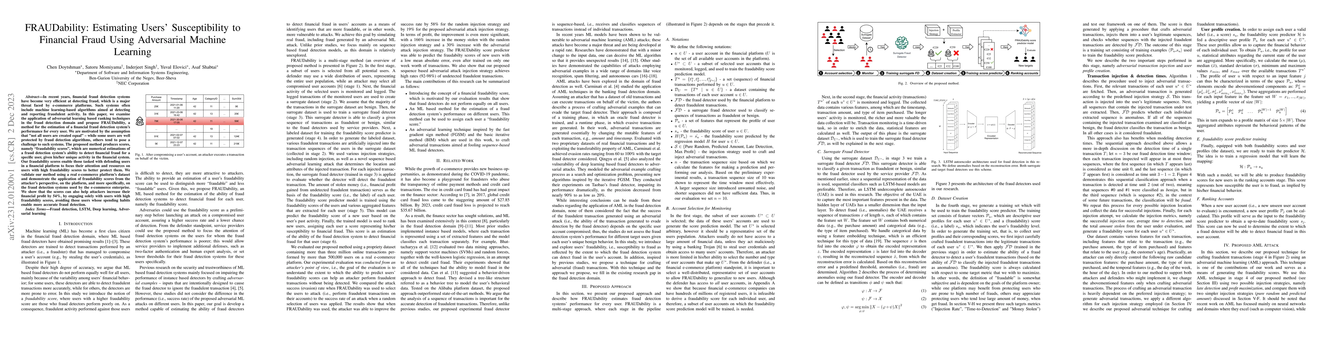 Thumbnail for FRAUDability: Estimating Users' Susceptibility to Financial Fraud Using
  Adversarial Machine Learning