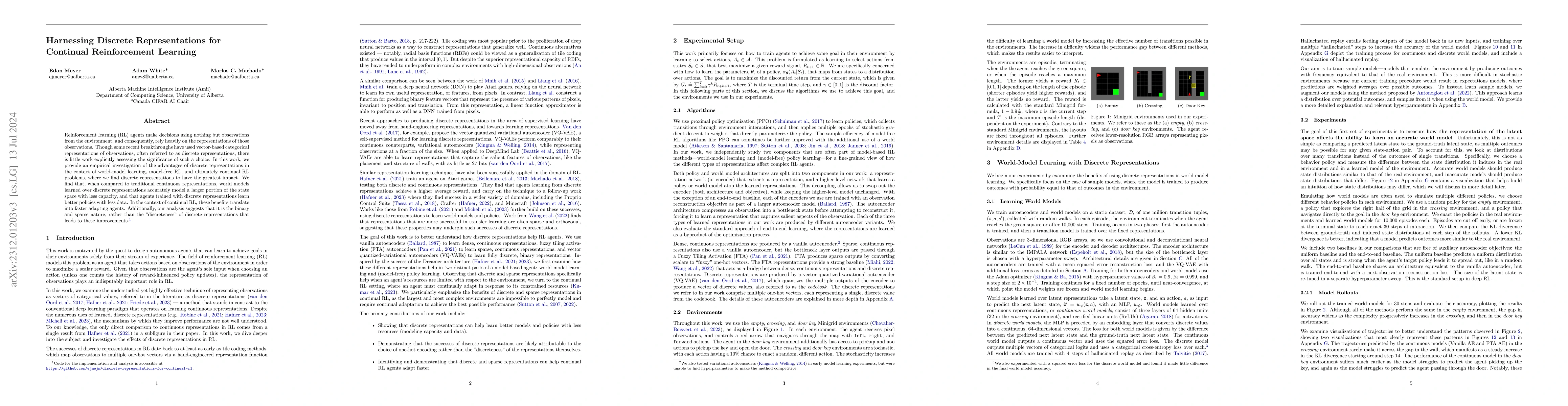 Thumbnail for Harnessing Discrete Representations For Continual Reinforcement Learning