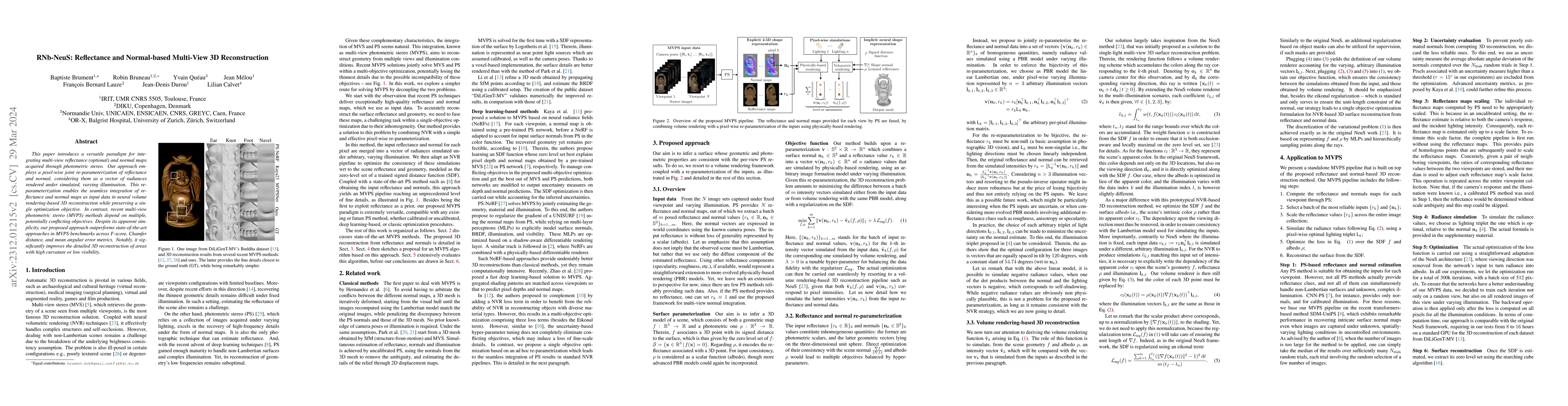 Thumbnail for RNb-NeuS: Reflectance and Normal-based Multi-View 3D Reconstruction
