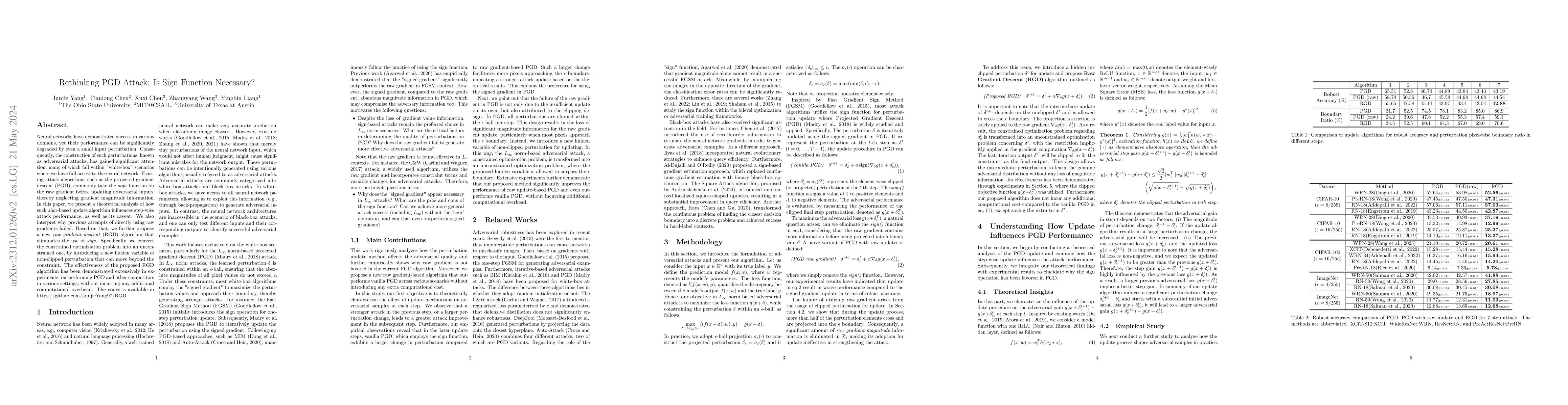 Thumbnail for Rethinking PGD Attack: Is Sign Function Necessary?