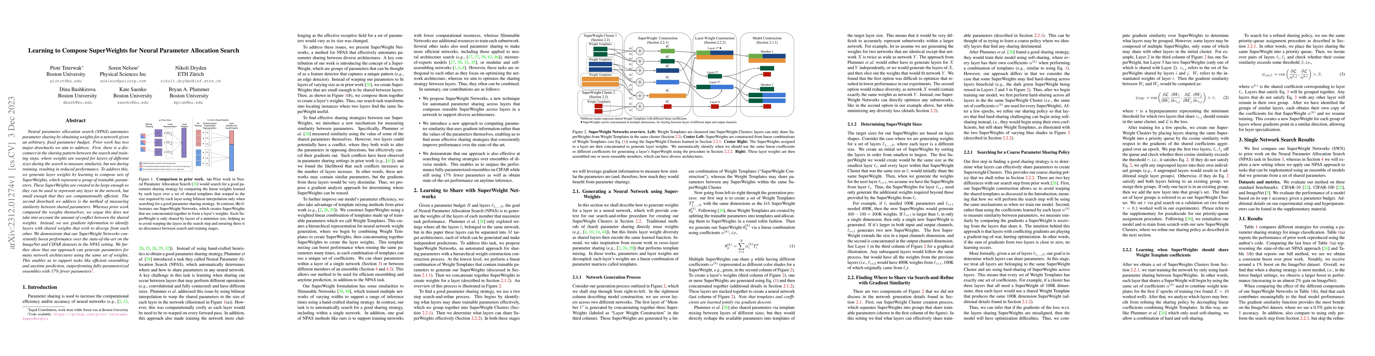 Thumbnail for Learning to Compose SuperWeights for Neural Parameter Allocation Search